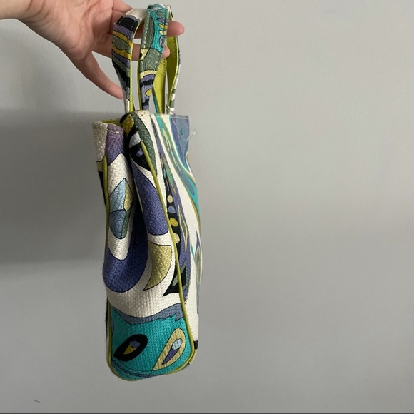 Authentic Emilio Pucci abstract print tote bag - Picture 6 of 15